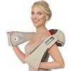 DONNERBERG® L'Originale Massaggiatore Cervicale E Spalle Shiatsu Con Calore | Massaggio Profondo, Vibrazione E Calore A Infrarossi, Testato Da TÜV, 7 Anni Di Garanzia Sul Motore, Beige