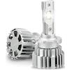 D-Lumina Lampadine D2S LED per fari,6000K Bianco 2×35W 10000LM Kit di Conversione LED Luminosi,Alti Anabbaglianti Plug and Play per Sostituzione Originale D2S HID,2 Pezzi
