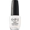 OPI Nail Lacquer, Smalto Bianco, Ottima Durata fino a 7 Giorni, con Pennello ProWide Maxi per Unghie