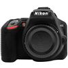 PULUZ - Custodia protettiva in silicone per fotocamera Nikon D3500, colore: Nero