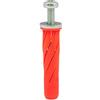 TIMCO Ancoraggio universale Stella Fix, TX - Pan - Rosso - M5 x 55 - Un ancoraggio universale altamente efficace per il fissaggio di carichi pesanti su cavità in cartongesso e materiali solidi.