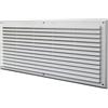 La Ventilazione A5023B Griglia di Ventilazione in Plastica Rettangolare da Sovrapporre, bianco, 500x227 mm