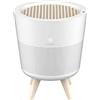 IMUNSEN M-002W Air Purifier with Cypress Wood Filter, H13 True HEPA Filter, Auto Sleep Mode, Filters allergens, Pollen, Smoke, Perfect for Office and Bedroom, Made in Korea