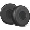 SOULWIT Cuscinetti Auricolari Di Ricambio Per Jabra Evolve 65/40/30/20, Per Evolve 65UC 65MS/40UC 40MS/ 30US 30MS 30II/20SE 20UC 20MS Cuffia, Cuscinetti Con Morbida Pelle Proteica-Nero