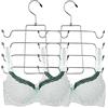 Spldsun 2 Pezzi Organizzatore Pieghevole dell'Armadio Armadio, Appendiabiti Salvaspazio Abbigliamento, per Canotte, Canottiera, Reggiseno, Pigiama, Costume Bagno