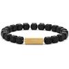 MVMT Braccialetto da uomo Collezione GEO BEAD BRACELET Con perline in pietra lavica - 28200240