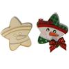 Sagoma in legno Kit Pupazzo di Neve