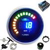 Vega - Manometro a pressione turbo, da 1 a 2 bar, digitale e a LED, 52 mm, marca francese