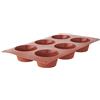Silikomart SF023/C Stampo Muffins Classic, Silicone, Rosso, 40.6x20.3x3.6 cm, 1 unità