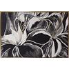 DRW Quadro su tela stampata rettangolare con fiori e multicolore 80 x 4 x 120 cm