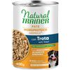 Natural Trainer Pate Monoproteico Medium & Maxi Adult - 24 x 400 g Trota & Cereali integrali