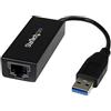 Hama Adattatore USB 3.0 M / 8p8c F (RJ 45), Fast Ethernet LAN 10/100/1000,  Gigabit, nero