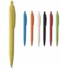 Penne pubblicitarie in paglia di frumento e ABS con refill blu Wipper personalizzate o neutre