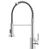 FORIOUS Miscelatore Cucina, Rubinetto Lavello Cucina, Acciaio Inox Ad Alta Pressione Orientabile a 360°Monocomando, Cromo Lucido