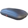 Italfodere Box Tetto Auto 400L - Nero Carbon - Portapacchi - Portatutto Universale - 170x79x38 cm - Portata 50Kg - Baule Portabagagli - Siluro Box Auto Tetto - Omologato - Apertura Laterale