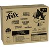 Felix Le Ghiottonerie in Gelatina 80 x 85 g Alimento umido per gatti - Mix Senior: Manzo, Salmone, Pollo, Tonno