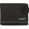 ADEPT joumma bags,s.l. Adept Kurt, Nero, Portafoglio orizzontale