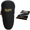 Vandoren P200 - Custodia In Neoprene Per Imboccatura Di Sassofono & Vmc6 Salvabocchino Da 0.35 Mm, Trasparente
