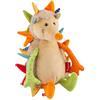 Sigikid 42838 Peluche riccio Patchwork Sweety per giocare e coccolare in morbido mix di materiali per neonati e bambini, ragazzi e ragazze da 0 mesi a 8 anni, multicolore, riccio 23 cm