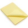 WAYTEX 931680 100 Note adesive A6 con linee Blocco da 100 fogli adesivi riposizionabili, formato grande, 9,8 x 15 cm, colore giallo pastello