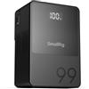 SMALLRIG VB99 Batteria V Mount con Display OLED, 6700 mAh Batteria V Lock Portatile con Porta USB-C/USB-A/D-TAP/DC8V/DC12V/BP, 65W Ricarica Rapida PD Bidirezionale, per Camera/Monitor, Nero - 3580B