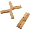 Pamtns Sottopentola Legno 2 Pezzi Sottobicchieri Pieghevoli Extra Spessi Sottopentole in Bambù Naturale Tappetino Resistente al Calore Sotto Pentole Cucina Antiscivolo Poggia Pentola