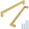 LONTAN 6 Pezzi Maniglie per Mobili da Cucina 320mm Maniglie Cucina Maniglie Armadio Maniglie Cassetti Maniglia Ottone Acciaio Inox Maniglie per Mobili Vintage Maniglie per Sportelli Cucina