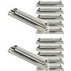 rukauf Cannolo Scoiattolo Stampo Set di 12 in acciaio inox (125 mm x 25 mm) tradizionale Molds cannoncini