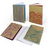 Arbos Kit 4 Quaderni Organic Dimensione 12x17 cm 64 Pagine Bianche in Carta Riciclata 80gr Copertina in Cuoio Riciclato Soggetti Assortiti