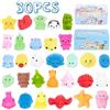Nuseya Mochi Squishy Giocattoli da Schiacciare, 30 pezzi, senza duplicati, Kawaii Squishy, per Regali di Festa, Natale, Compleanno, Regalo per Bambini, Ragazze, Ragazzi, Pasqua, aula Ricompense