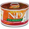 Farmina N&D Pumpkin Grain Free Farmina N&D Pumpkin Canine formula Mini 140 gr - Pollo e Melograno - Confezione da 6 pezzi - Cibo Umido per Cani - SPEDIZIONE GRATIS 1° ORDINE + scegli lo sconto BZR5 / BZR20