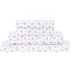 Modern Threads Soft Printed Luxurious Microfiber Bed Sheets Set Lenzuola Stampa Rose, Poliestere, Avorio, King