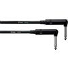 Cordial CFI 0.3 RR, Cavo Sbilanciato Patch, Jack TS (Mono) Angolato/Jack TS (Mono) Angolato 30 cm