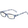 Eyekepper Occhiali da Computer Mobile TV - Digital Eye Strain Prevenzione - Occhiali da Lettura Filtro Luce Blu Alta Protezione per Schermi Lenti Gialli Chiaro (Blu, 2.50)