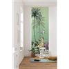 Komar Disney DX2-019 - Carta da parati fotografica in tessuto non tessuto, motivo: Jungle Simba, dimensioni: 100 x 280 cm (larghezza x altezza), larghezza del nastro 50 cm, colore: verde