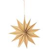 riffelmacher & weinberger christbaumschmuck-fabrik gmbh&co.kg Stella Pieghevole, Legno, Naturale, 30 cm