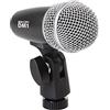 PROEL EIKON DM1 - Microfono dinamico professionale per percussioni + supporto microfono, Capsula Silver, Nero