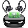 Vulendu Cuffie Bluetooth, senza fili in Ear con microfono, cuffie Bluetooth sportive, suono stereo HiFi, USB-C Quick Charge, cancellazione del rumore, impermeabilità IPX7, tempo di riproduzione 48H