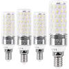 SanGlory Lampadine Mais E14 LED, 12W equivalente a 100W Incandescenza, Risparmio Energetico Lampade E14 Luce Bianca Fredda 5000K, Angolo 360°, Nessun Sfarfallio, Pacco da 4