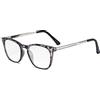 Eyekepper Lettori Retro Quadrato di Plastica Arms Struttura in Metallo Occhiali da Lettura Tartaruga Grigia +2.75