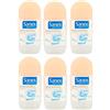 Sanex - Deodorante roll-on da donna Dermo Sensitive per pelli sensibili, confezione da 6, 50 ml