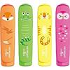 Keyroad FLUO JUNGLE KR972176 - Set di 4 evidenziatori per bambini a scuola/spessore tratto 1-5 mm, colore: Giallo