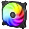 SilverStone SST-AB120R-ARGB - Air Blazer ventola di raffreddamento per computer 120 mm, idro-cuscinetto, lama trasparente con telaio nero, flusso d'aria, RGB orientabile