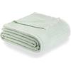 Todocama - Coperta in cotone extra morbido, quattro stagioni, copriletto multiuso, plaid per letto, coperta in pile, copriletto, copriletto, copriletto, copriletto. (120 x 180 cm, verde menta),