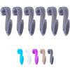 WELLGRO 6 Ganci Per Termosifoni, Qualità Top, Made In Germany, Ganci Per Asciugamano, Grigio