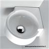 CERAMICA FLAMINIA Flaminia Mini Twin lavabo sospeso ad angolo cm 30