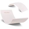 KiddyMoon Tavola di Equilibrio in Legno per Bambini Montessori BB-001, Bianco