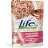 HAPIPET Life Cat Natural Pollo con Prosciutto, Busta 70g