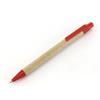 Penne in cartone riciclato a sfera con refill blu Tori personalizzate o neutre