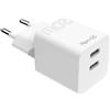Celly Alimentatore da rete Celly 2Usb-c 20w Bianco [TC2USBC20WWH]